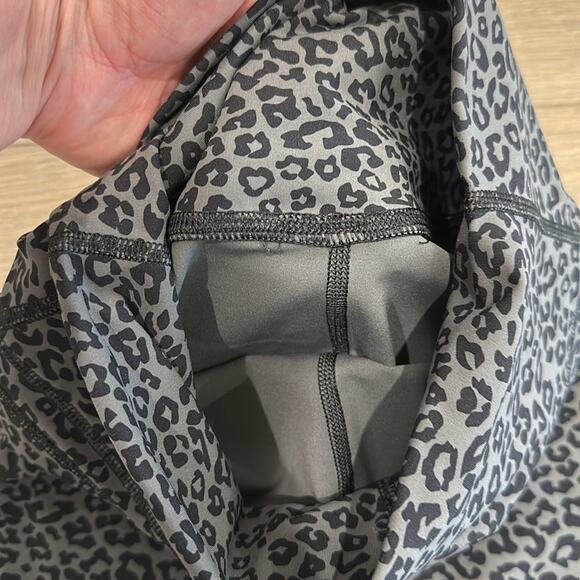 CRZ YOGA Gray Black Leopard Cheetah Print Naked Feeling Active‎ Leggings Size XS - Picture 8 of 11